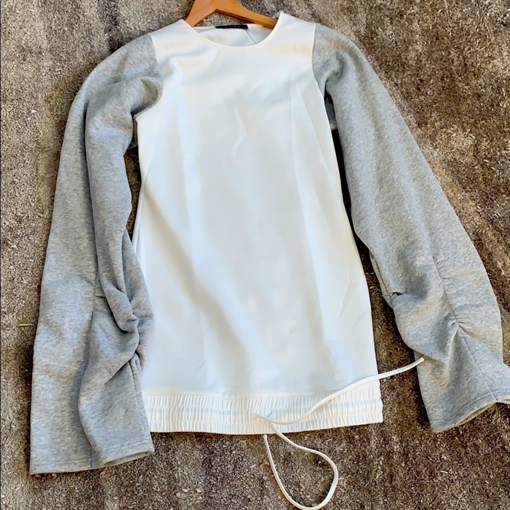 Akira White and gray dress size Large worn once